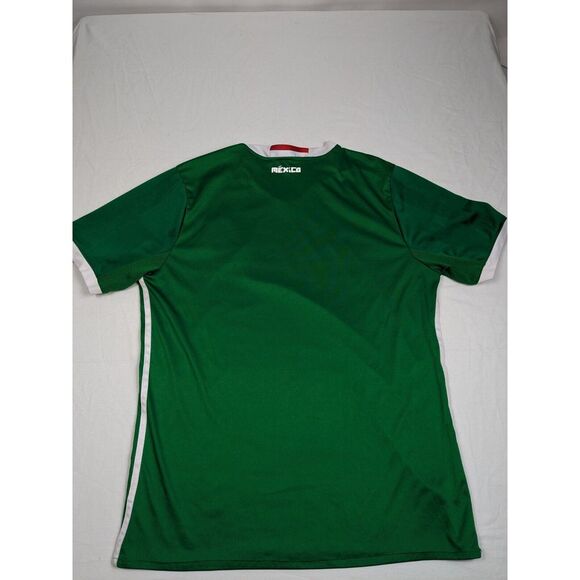 MEXICO‎ 2016/2017 Home Football Shirt Jersey ADIDAS Size L Large Adult - Picture 8 of 12